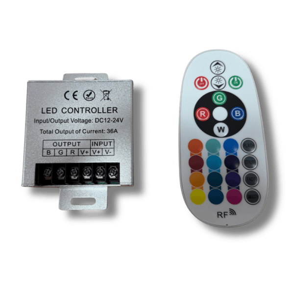 Modulador y mando TRYPOOL para focos RGB 2 hilos - CONTROLRGB