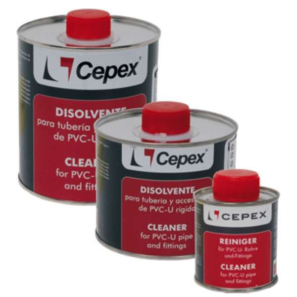 Disolvente limpiador CEPEX para PVC-U