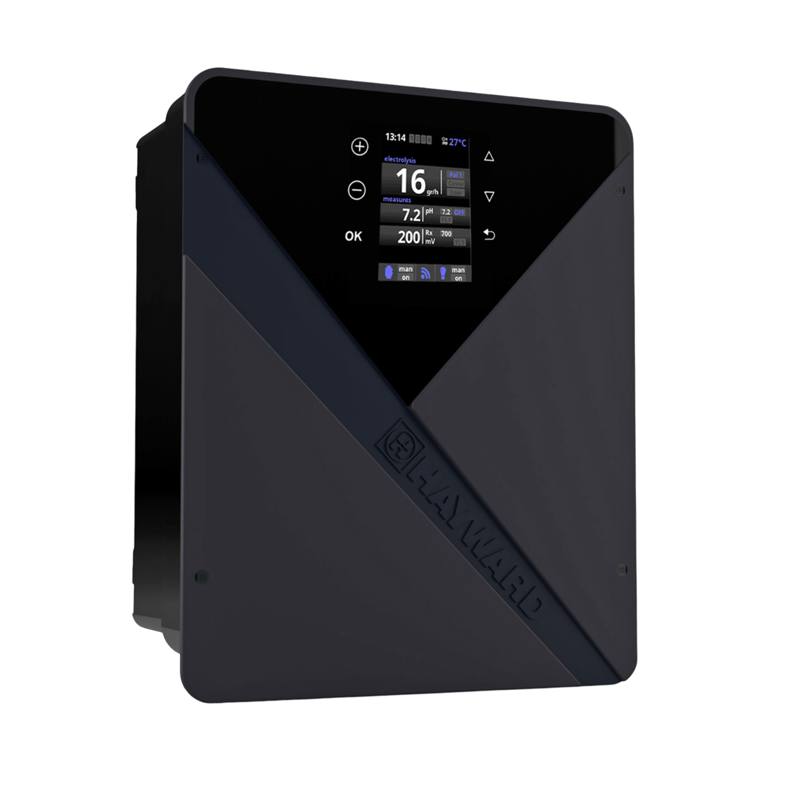 Hayward AquaRite Flo Advanced NG vista en perspectiva oficial