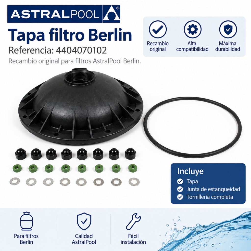 Tapa filtro AstralPool Berlin 4404070102