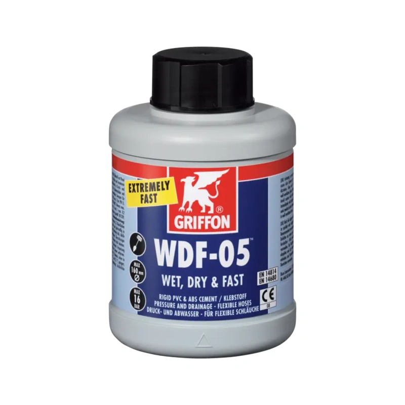Adhesivo Griffon WDF-05 con brocha para PVC flexible y rígido