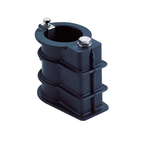 Anclaje AstralPool 00042 de plástico negro con toma de tierra para tubo de 43 mm