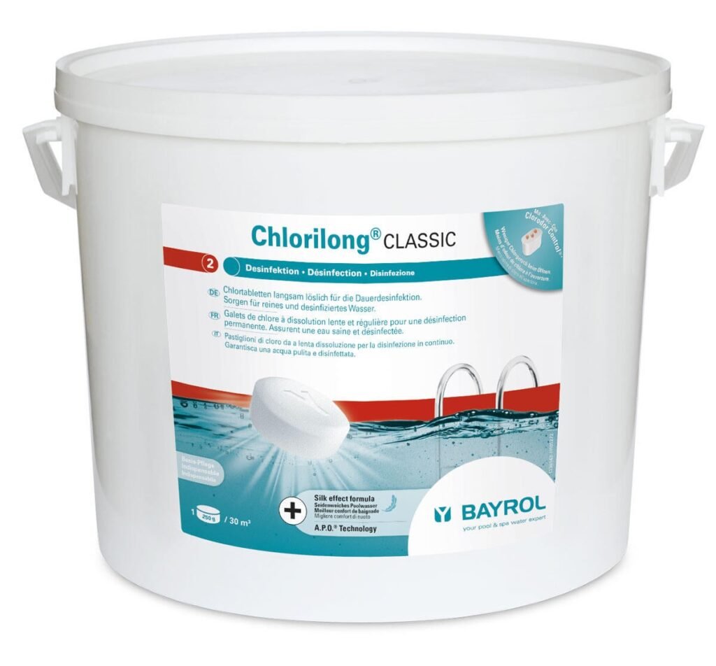 Bayrol Chlorilong Classic tabletas de cloro lento 10 kg