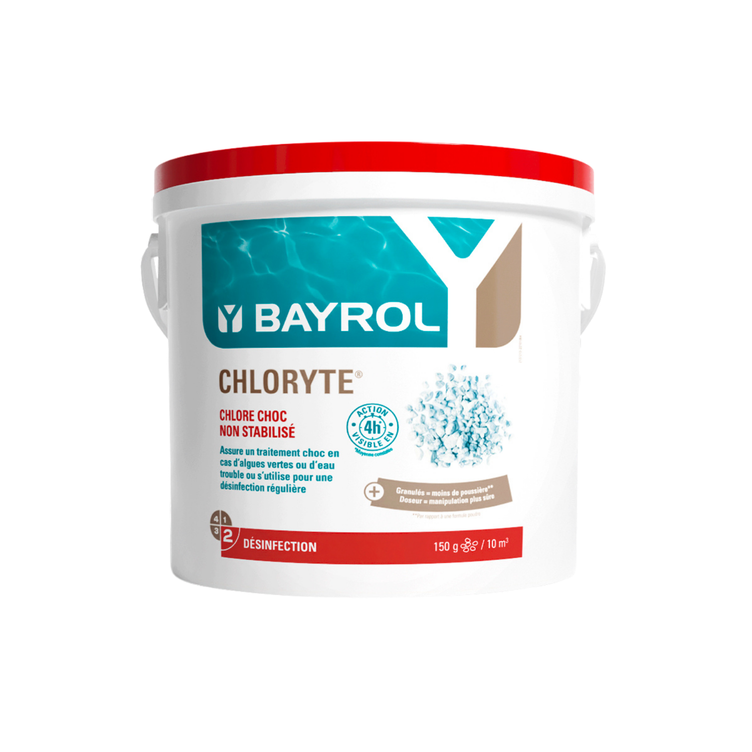 Bayrol Chloryte cloro no estabilizado granulado, cubo de 5 kg, referencia 3437217