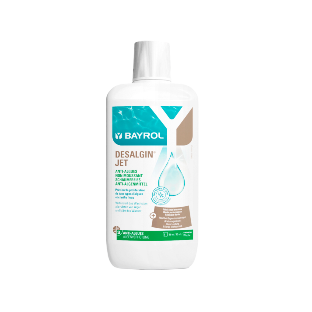 Bayrol Desalgin JET antialgas no espumante, botella de 1 litro, referencia 7541514
