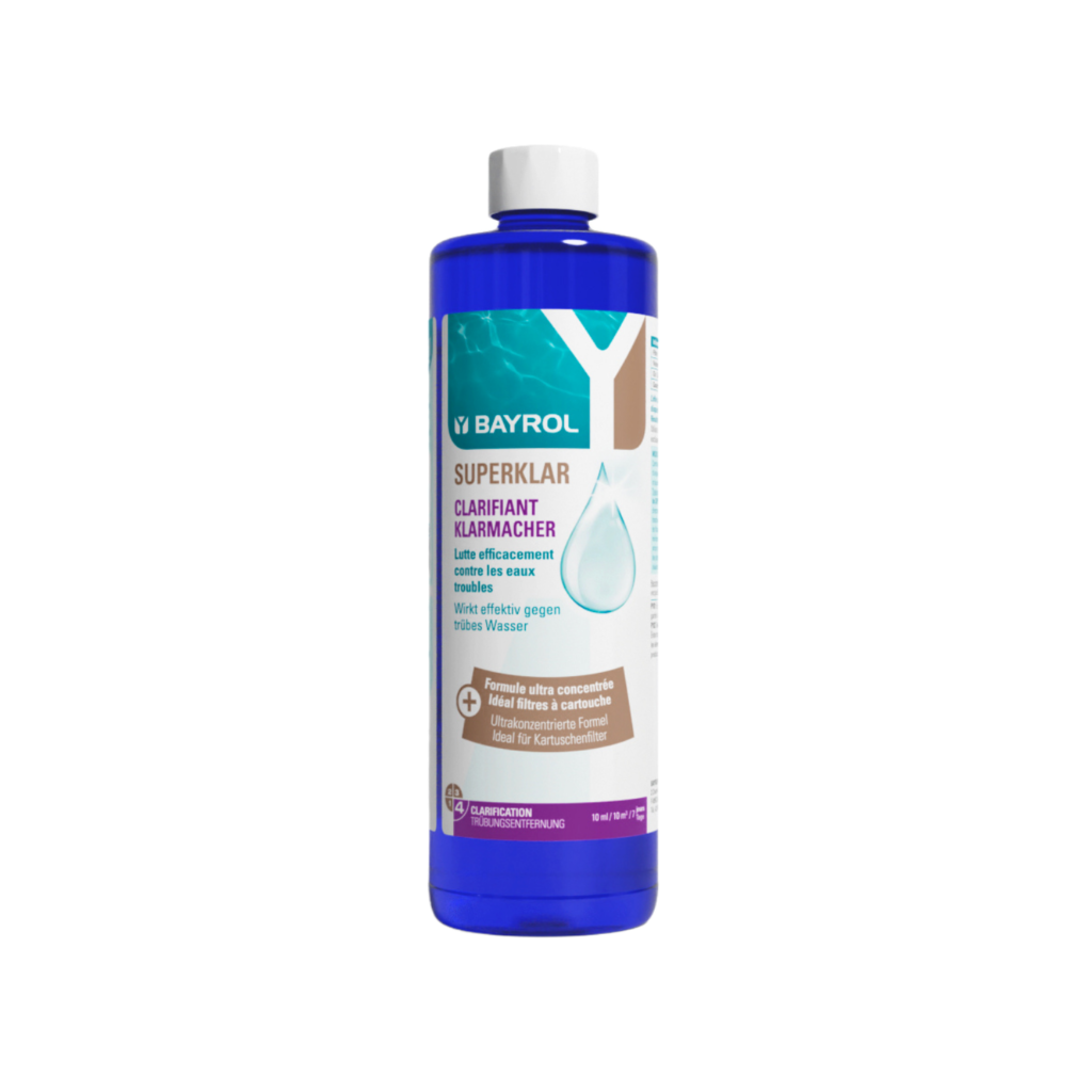 Bayrol Superklar clarificante líquido concentrado, botella de 0,5 litros, referencia 7595329