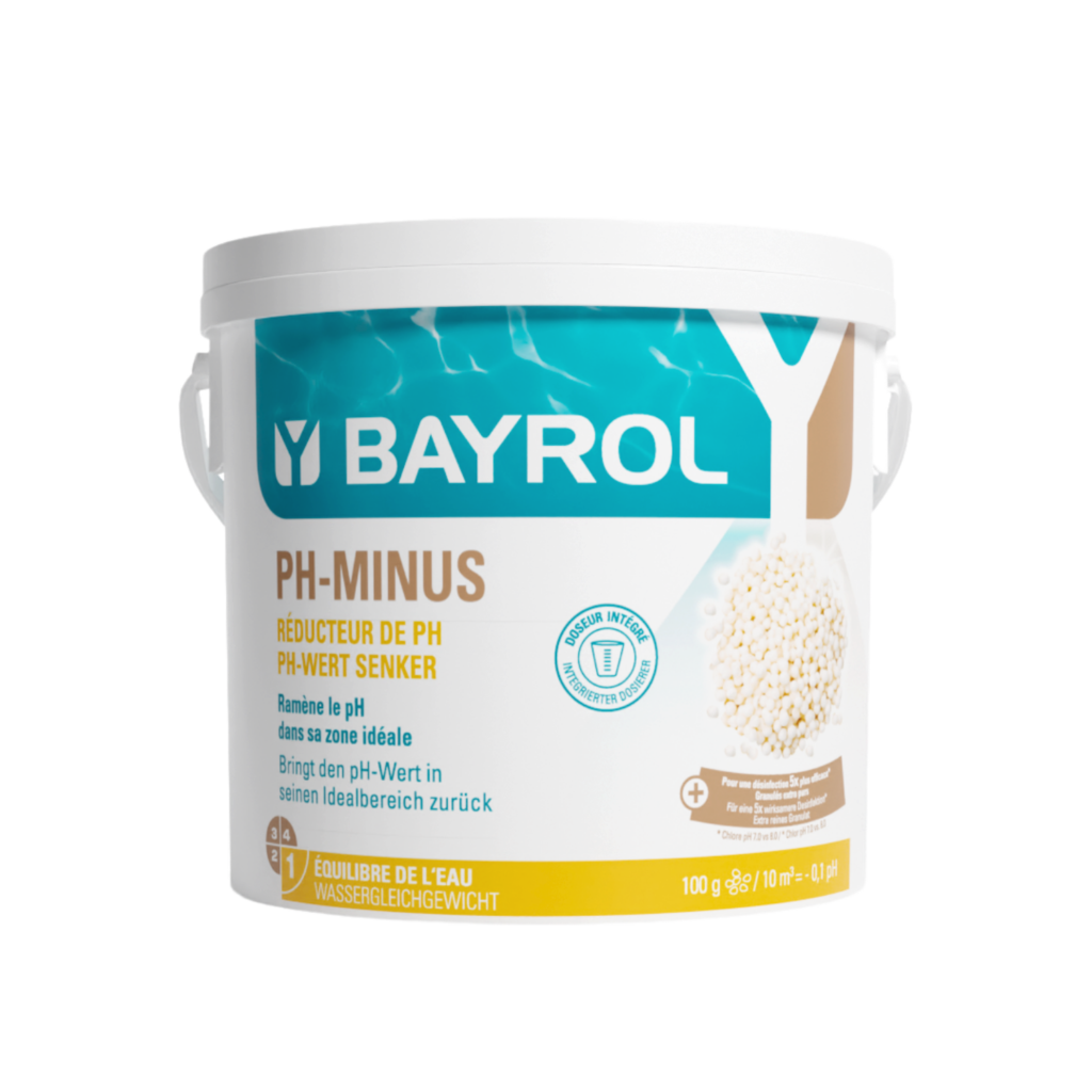 Bayrol pH-Minus granulado para reducir el pH, cubo de 6 kg, referencia 7594112