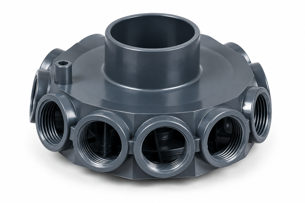 Cabezal colector AstralPool 12 brazos de 1 pulgada 4404010122