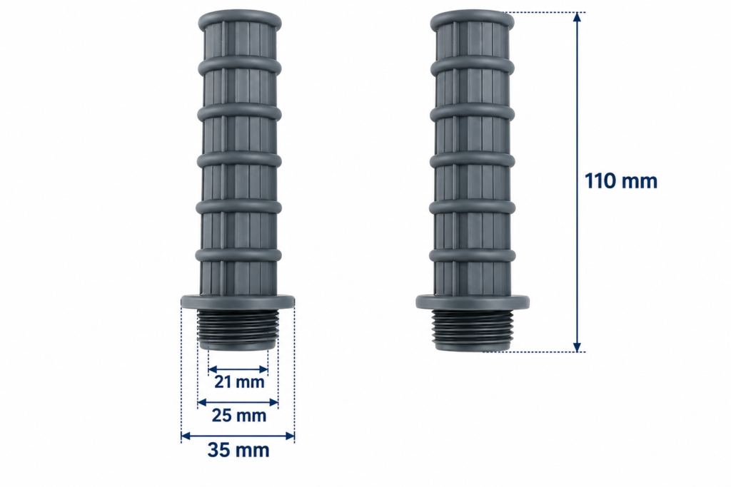 Brazo colector AstralPool ¾ pulgadas 110 mm 4404300119