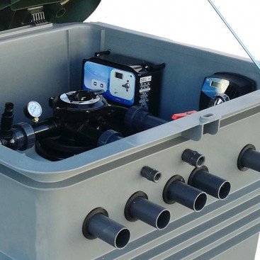 Detalle de componentes del compacto AstralPool Ramsés