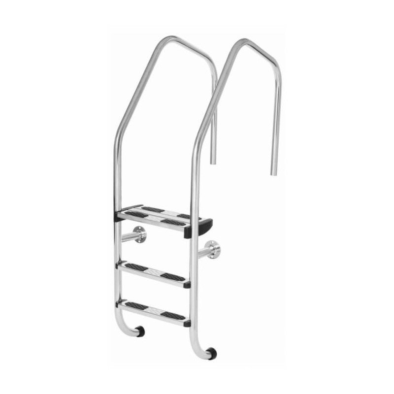 Escalera Flexinox Arco Overflow para piscina desbordante