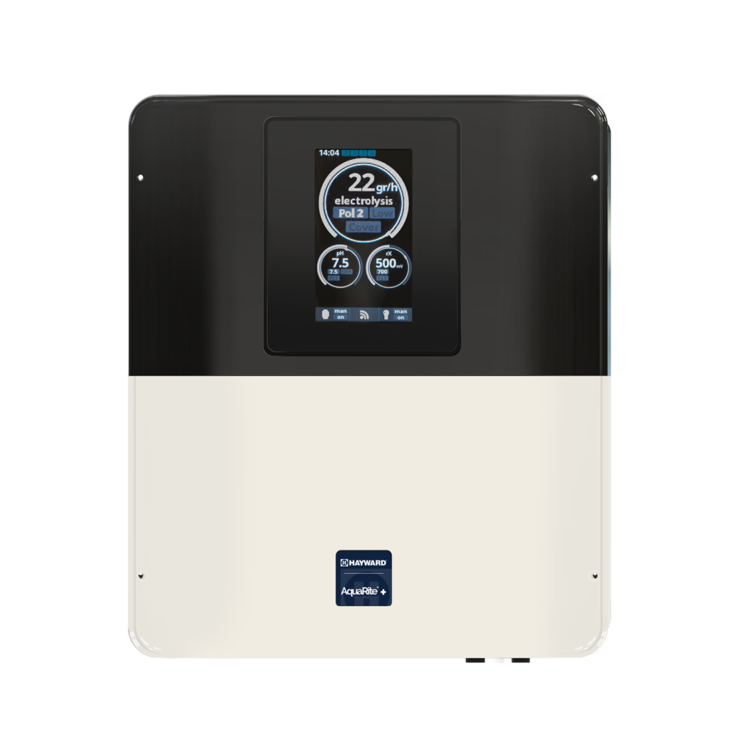 Clorador salino Hayward AquaRite Plus NG con unidad de control y célula