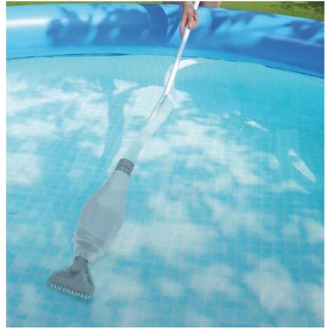 Aspirador manual Kokido Skooba Vac para limpieza del fondo de piscinas desmontables