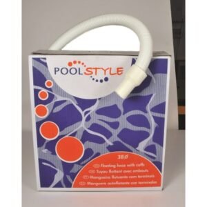 Manguera autoflotante PoolStyle blanca Ø38 mm de 6 metros