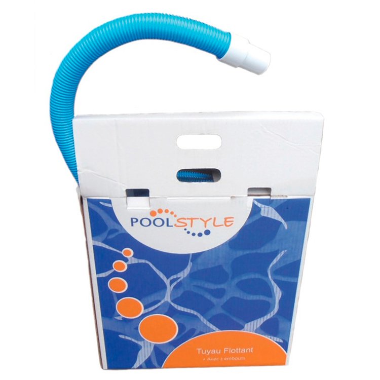 Manguera autoflotante azul PoolStyle para limpiafondos de piscina