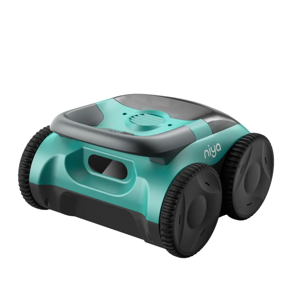 Robot limpiafondos sin cable Niya Tracker 25 para piscinas de hasta 8 metros