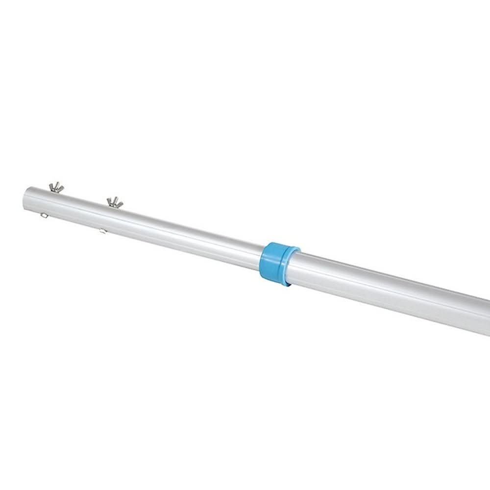 Pértiga telescópica larga de aluminio para limpieza de piscina