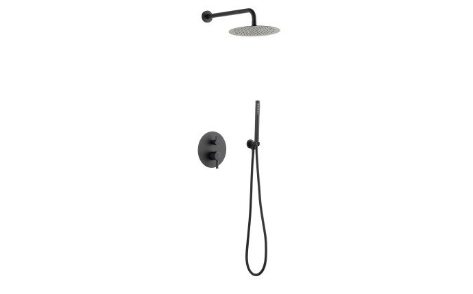 Ducha mural Black/Negro SCP – referencia RYC-350-0085