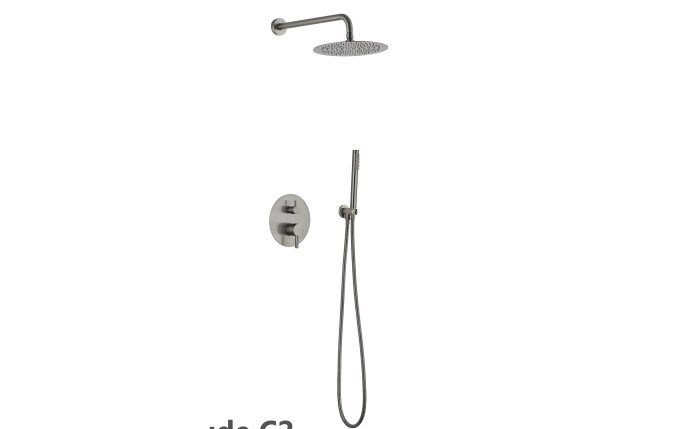 Ducha mural inox/metal SCP – referencia RYC-350-0090