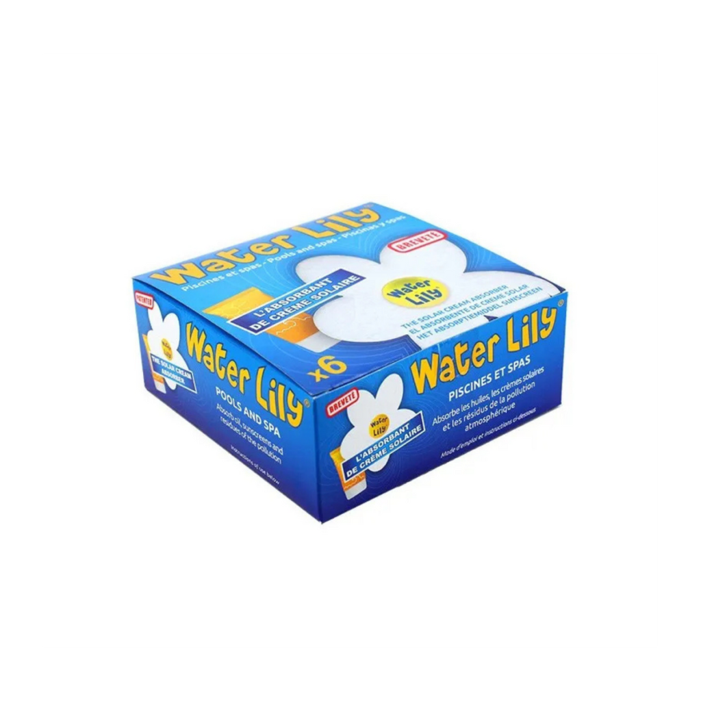 Water Lily Toucan absorbente de grasas y cremas solares para piscina y spa