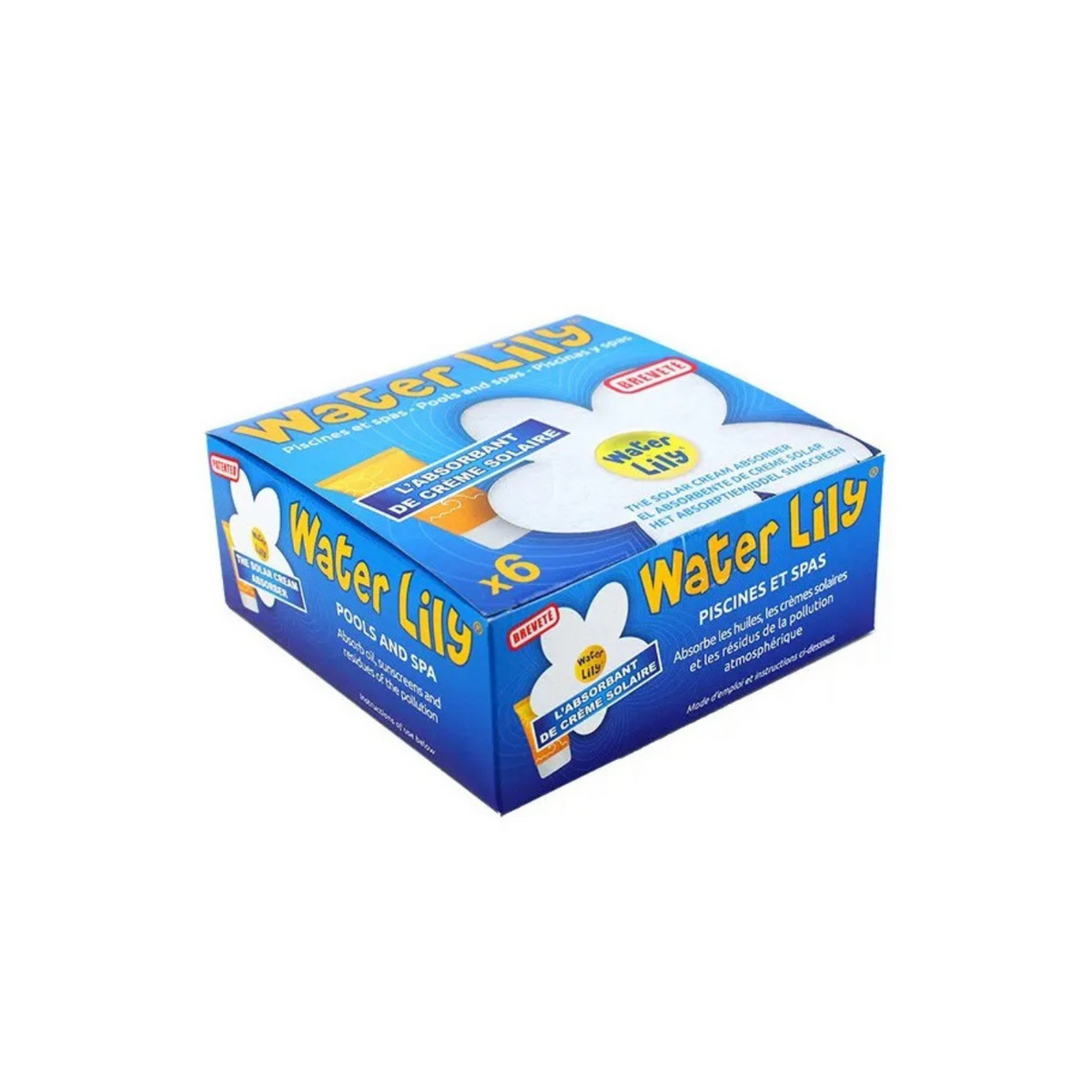 Water Lily Toucan absorbente de grasas y cremas solares para piscina y spa