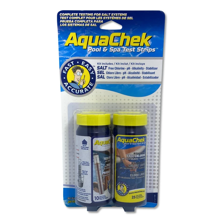 AquaChek Amarillo + Blanco – kit de análisis para cloración salina