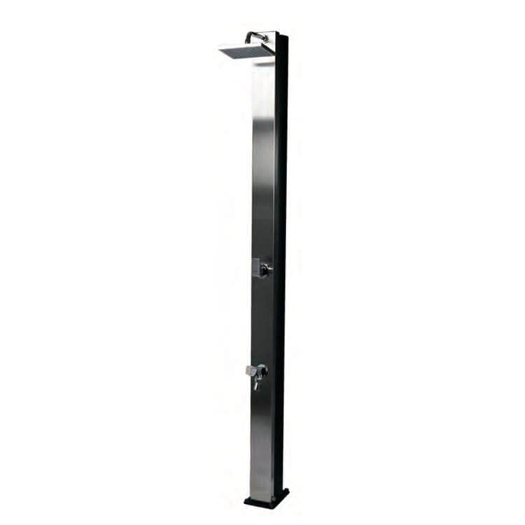 Ducha solar Inox WRT 30 L con lavapiés – RYC-350-0008