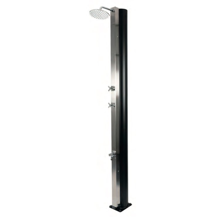 Ducha solar Inox Basic 40 L sin lavapiés – RYC-350-0020