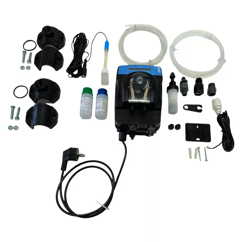 Kit completo Etatron MyPool pH con accesorios de instalación