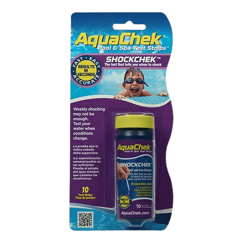 AquaChek ShockChek – 10 tiras para tratamiento de choque
